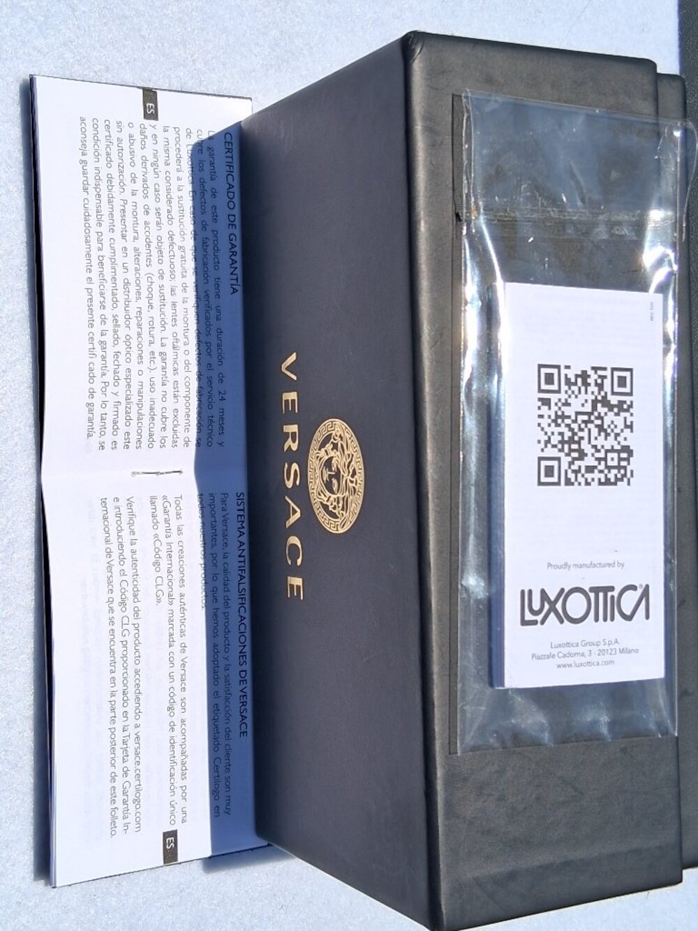 Versace Eyewear Box Set w/ Authenticity Card & Warranty (VE4275) - No Pouch - Picture 4 of 5